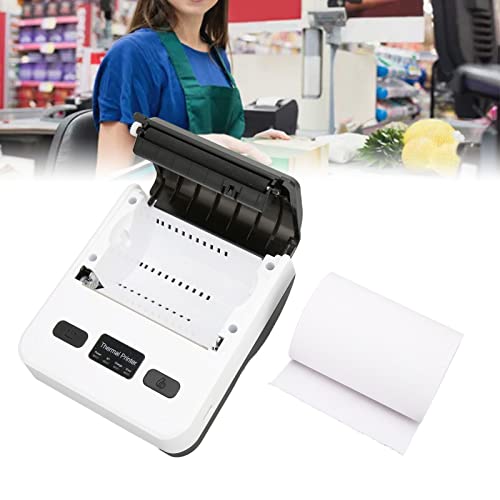 Impressora de Etiquetas TéRmicas, Impressoras de Etiquetas de Mesa Conexão Sem Fio Impressão RáPida