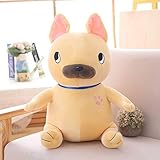 N / A Dibujos Animados Gracioso Bulldog francés de Peluche de Peluche de algodón Animal Perro muñeca Almohada Personal Regalo de cumpleaños para niños 35 cm