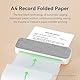 Kopierpapier, 2 Rollen A4-Thermodruckerpapier, Druckpapier ohne Papierstau, Zum Drucken von Dokumenten, Entwurfsskizzen, Rechnungen Usw