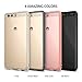 Ringke Fusion Compatible with Huawei P10 Tough PC Back TPU Bumper Drop Protection, Shock Absorption Technology (Attached Dust Cap) Raised Bezels Protective Cover Huawei P10 Case - Rose Gold