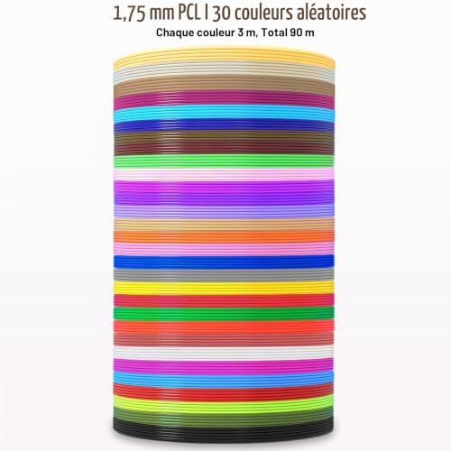 YhuiCxir 30 Couleurs Recharges de Stylo 3D pour Filapen Crayon – vue 2