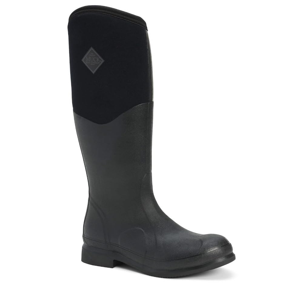 Muck Boots Colt Ryder Rubber Black Wellington Boots - UK 10