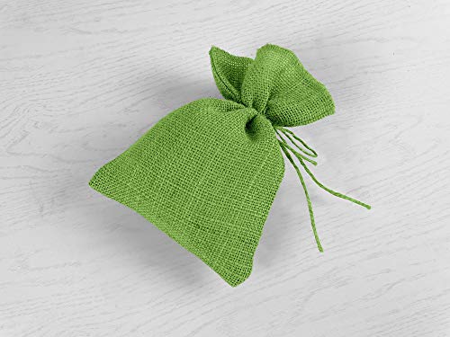 Bolsas de Yute con Cordón 7 x 5 Pulgadas Pack 20 miniatura 5