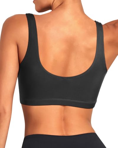 Tempt Me Women Sports Bra Bikini Top Push Up Scoop Neck Bathing Suits Top for Teen Girls4