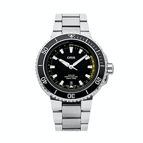 Oris Aquis Mechanical(Automatic) Black Dial Watch 01 733 7755 4154-Set Mb (Pre-Owned) #TOP13