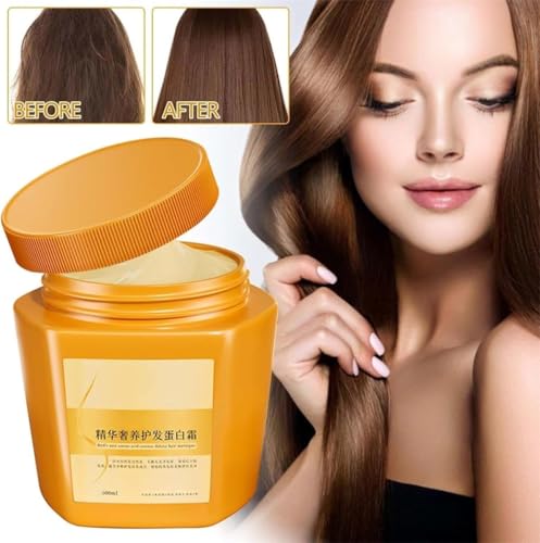 Crème protéinée cheveux secs et crépus routine matinale sans frisottis 500 ml - 2