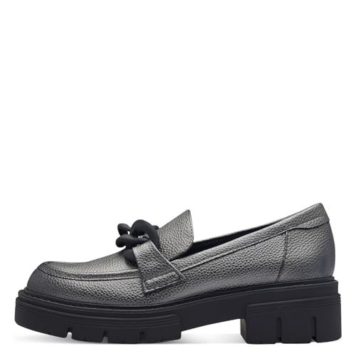 Image of MARCO TOZZI Women's Elegant Vegan Loafer with Heel