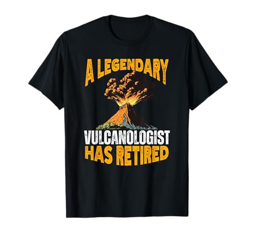 Un vulcanólogo legendario ha retirado una divertida fiesta de jubilación Camiseta