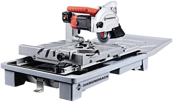 Miniatura 3 de House of Contractors Inc. HOC DBS7 Diamondback 7 pulgadas 1.5 HP - Sierra de azulejos húmedos de alta resistencia + 90 días de garantía, plata