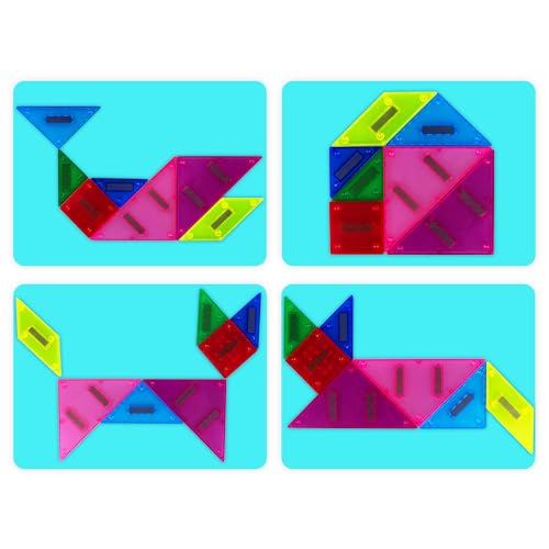 Artcreativity AC-3024 Travel Tangram For Kids Ages 4-8 - Magnetic Tangram Puzzle Set thumb #1