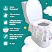 Eli with Love 40 Extra Large Disposable Toilet Seat Cover by Eli with Love – Toddler Toilet Covers for Full Coverage On Toilet or Potty – Ideal Travel Toilet Seat Covers for Kids and Adults (Floral)