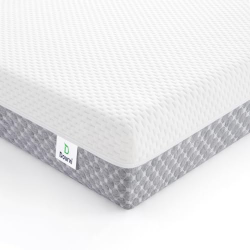 Dourxi Mini Crib Mattress, 38x24x4 Inch Dual-Sided Gel...