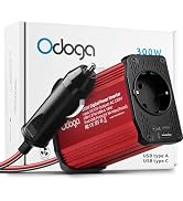 Inversor De Corriente Para Coche - 220V, Con Control De Temperatura, Para Cargar Portátiles, Móviles, Camping