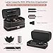Travel Hair Dryer Case for Shark Flexstyle, Double-Layer Carrying Case for Shark Flex Style Blow Dryer, Portable Hair Tools Storage Organizer Bag for Shark Beauty Hairdryer Attchments(Black Rose Gold)