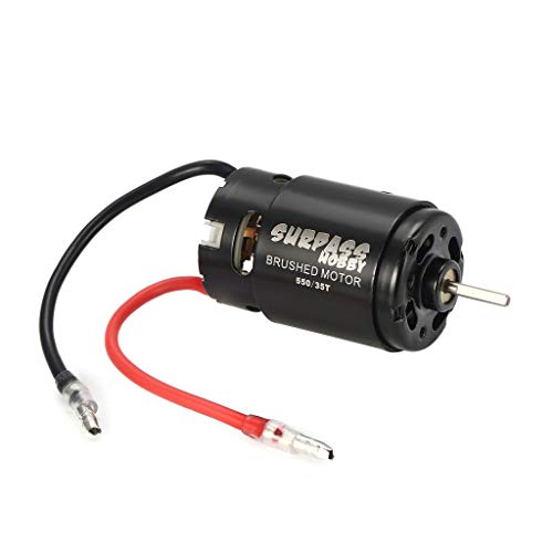 Fasizi 550 Carbon Brushed Motor 35T Strong Brushed Motor for 1/10 RC Model Car