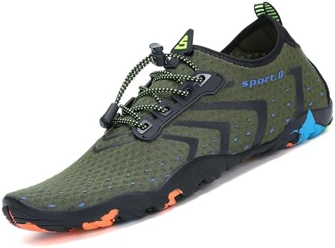 SAGUARO Chaussure d'eau Homme Femme Chaussures Aquatiques Respirant Séchage Rapide Chaussures de Plage, GR.35-48