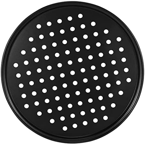 Bopfimer 25,4 cm große, perforierte Pizza-Pfannen aus Karbonstahl mit Antihaftbeschichtung Cover