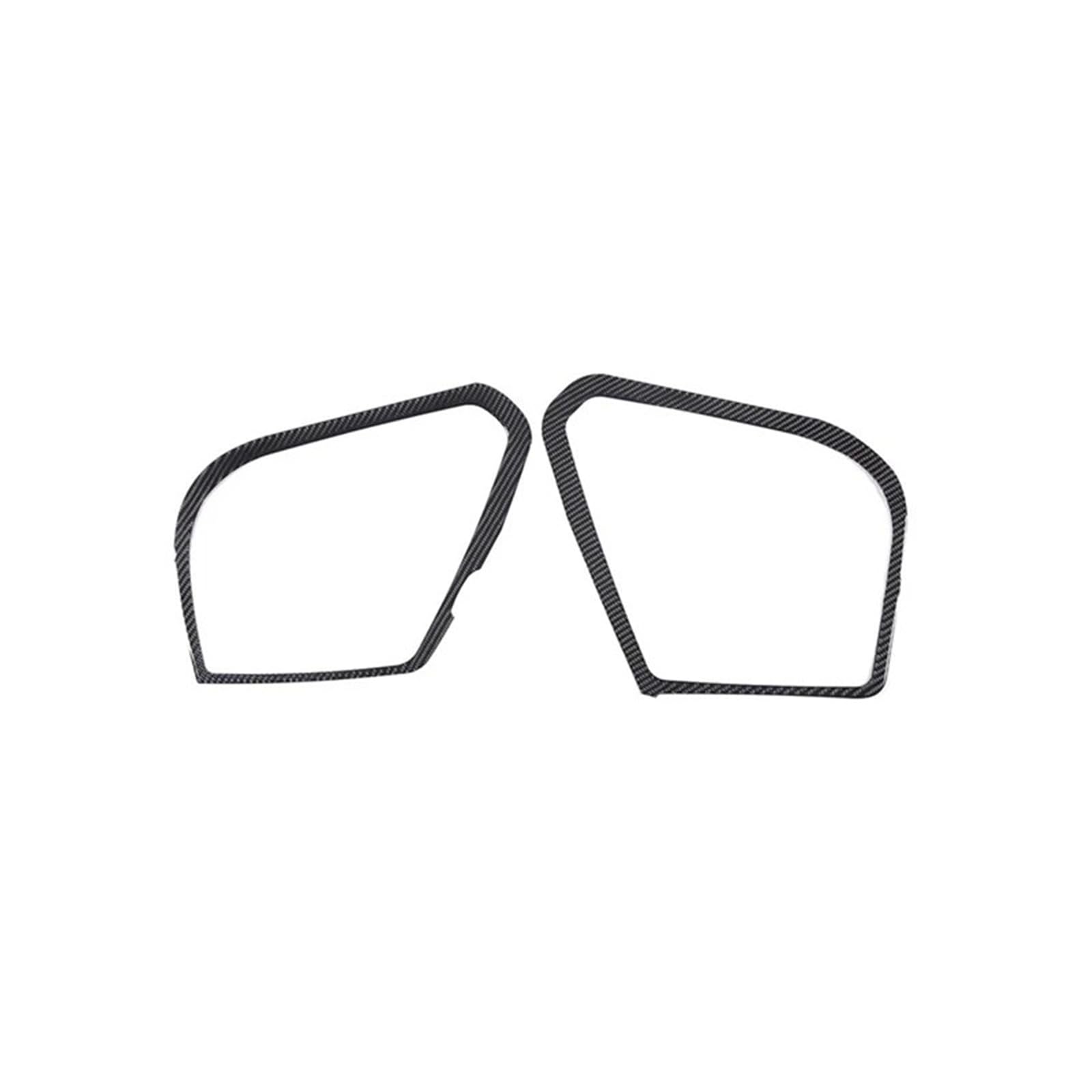 2 PCS Car Side Door Speaker Cover Frame Trim Sticker Accessories Automotive Supplies for Corvette C7 2014-2019 FRTRGVUVXP