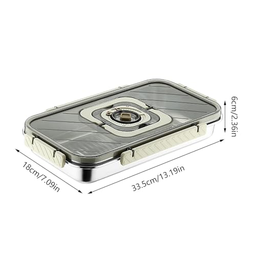 Boîte en acier inoxydable pour organiser votre réfrigérateur et placard - 6