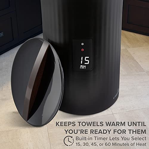 Livefine Towel Warmer | Large Bucket Style Luxury Heater With Led Display, Adjustable Timer, Auto Shut-Off | Fits Up To Two 40” X 70” Oversized Bath Sheet Towels #TOP4