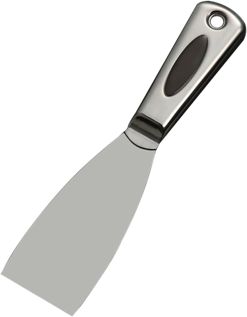 Putty Scrapers Knife,Putty Knife Stainless Steel Made Ergonomic Comfort Handle - Perfect for Drywall Spackle, Taping, Scraping Paint,3 inch (Size : 2 inch)