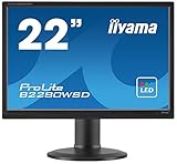 Signaleingang VGA, DVI iiyama ProLite B2280WSD-B1 56cm (22\