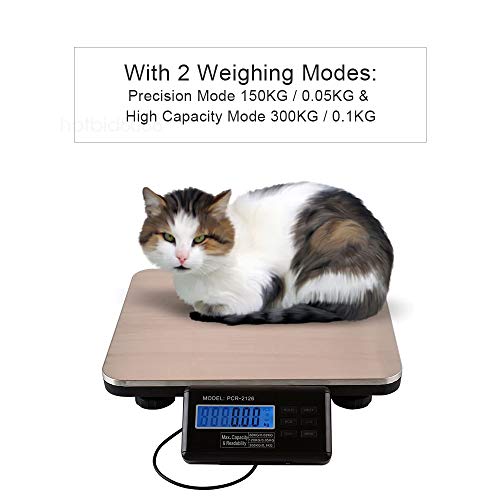 Báscula digital de plataforma 300kg 660lb miniatura 6