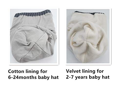 Image of Baby Girls Boys Winter Hat Scarf Kids Earflap Hood Scarves
