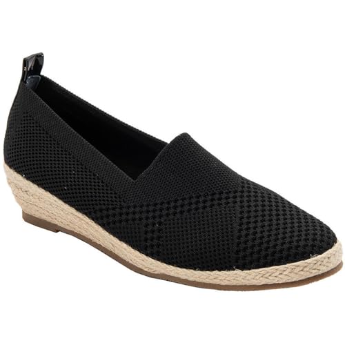 David Tate Womens Bianca Lifestyle Espadrille Slip-On Sneakers - Main Image