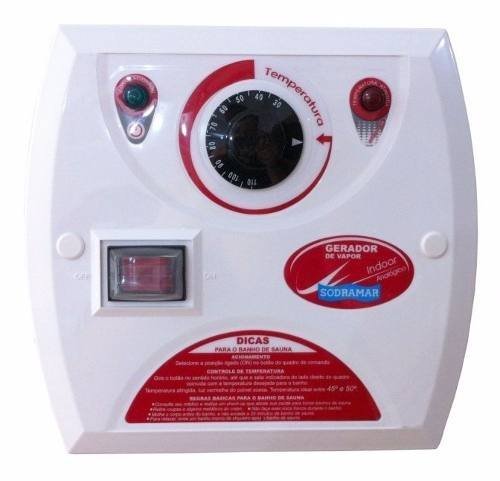 Gerador De Vapor Para Sauna Steam Inox Sodramar 9kw + Quadro