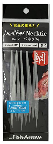 Fish Arrow(フィッシュアロー) ルミノーバネクタイ ストレート(細) ブルールミノーバ.