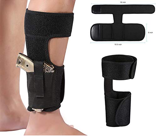 ALEONE Tactical Invisible Carry Ankle Leg Gun Holster Magazine Bag for Glock Pistol