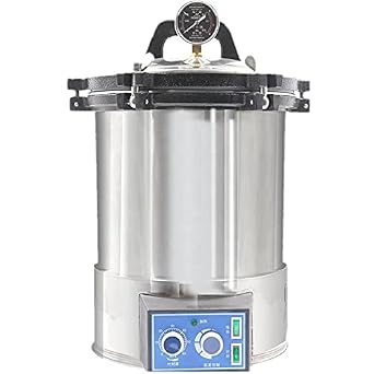 Professional 18L Portable Stainless Steel Autoclave High Pressure Electric Heated Steam Sterilizer YX-18LDJ