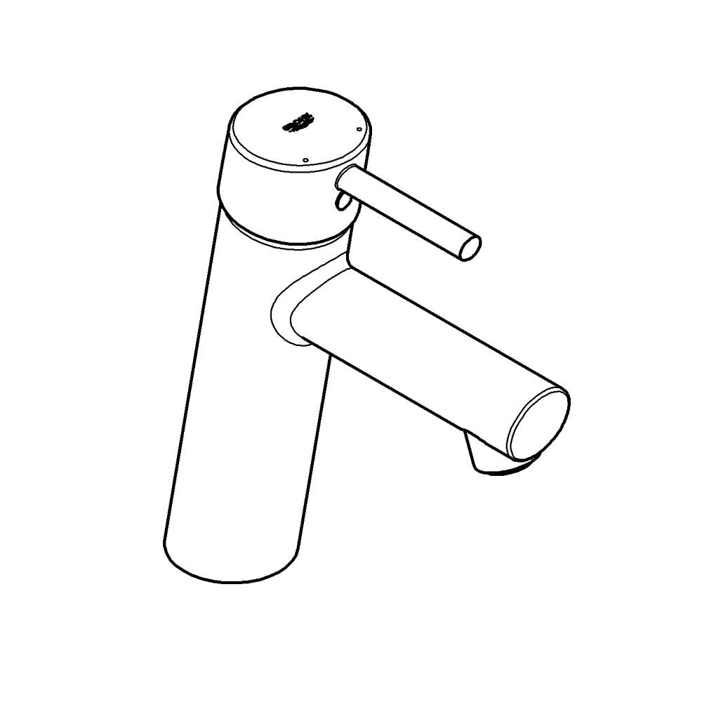 GROHE Professional Eurosmart ES wastafelmengkraan M-size met gladde