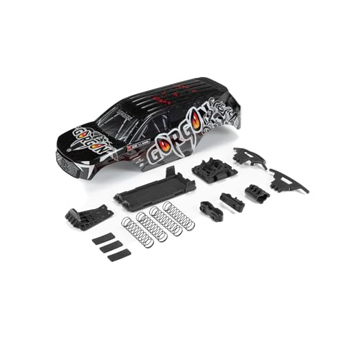 ARRMA Gorgon Painted Decaled Body Set (T4 Gun Metal), ARA402353