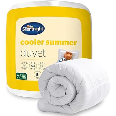 Silentnight Cooler Summer Double Duvet 4.5 Tog Cover