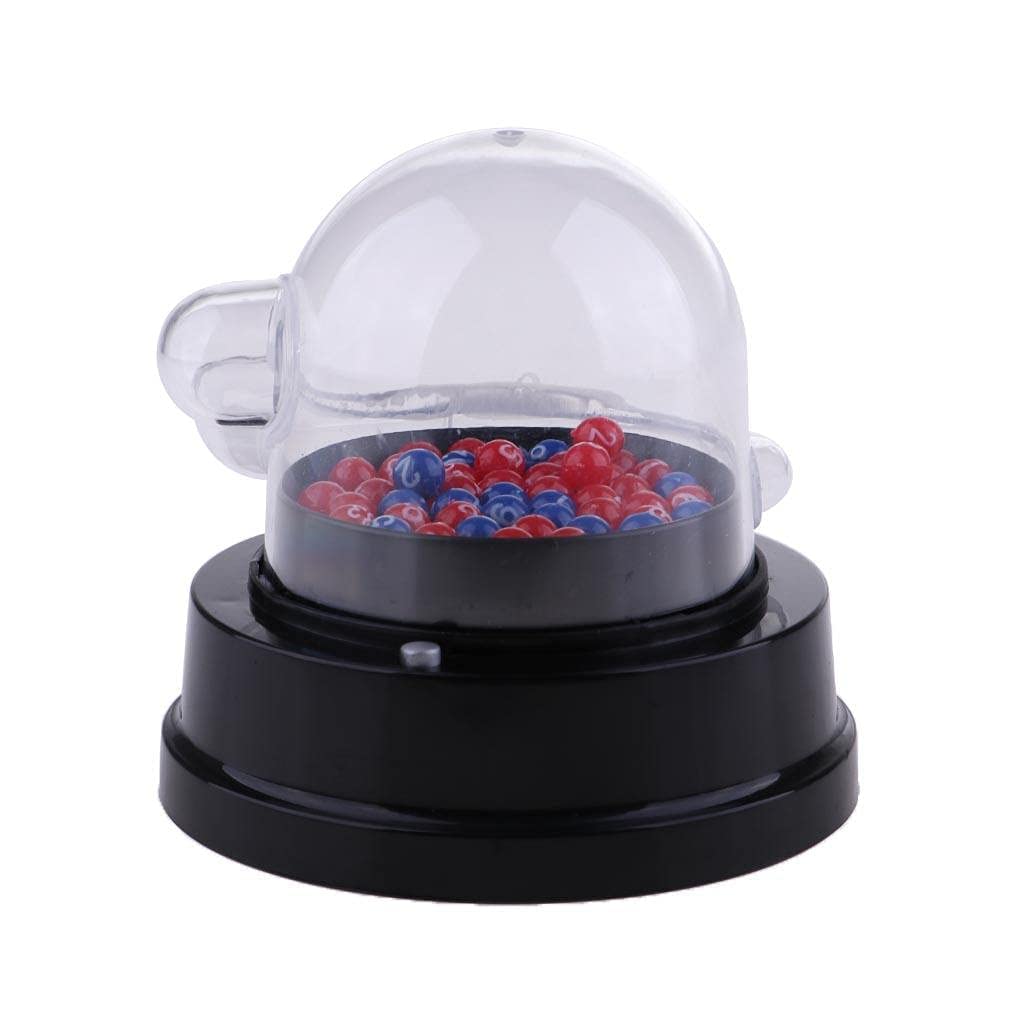 1x Electric Bingo Lottery Machine Game Lucky Balls 10.7cm X 10.5cm