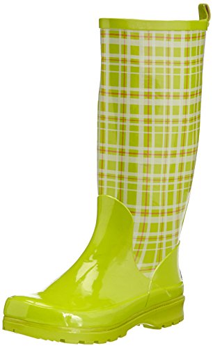 Playshoes Damen Gummistiefel, trendiger Regenstiefel aus Naturkautschuk, mit herausnehmbarer...