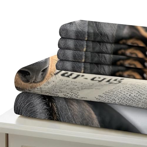 Housse de couette Teckel microfibre résistante avec fermeture éclair - 7