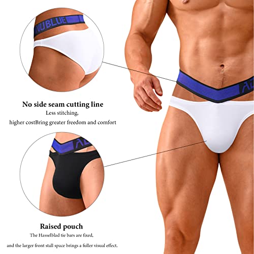 Meshal Men's Stretch Moisture-Wicking Cotton Bikini Briefs Quality Fabric Super Soft Prevents Chafing Pouch Underwear3