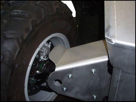 Suzuki King Quad 450/500/700/750 Aluminum 7 Piece Skid Plate Set by Ricochet For 2009, 2010, 2011, 2012, 2013, 2014, 2015, 2016 SPA6599F