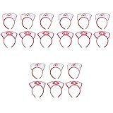 Lurrose 18 Stück Stirnband Hut Bopper Requisiten Kopfbedeckung Set Pflege Halloween Weiß Mädchen Kreuz Zarte Zubehör Festival Lieferungen für Tiara