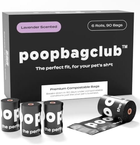 Lavender Scented Dog Poop Bags - Extra Thick Leak Proof for Dogs ...