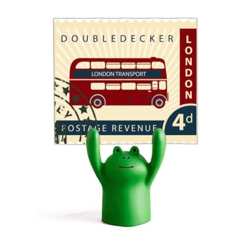 Porte-note Londres avec grenouille pour décorer un bureau d'étudiant
