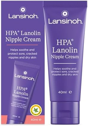 Lansinoh HPA Lanolin Nipple Cream - 40ml - 100% Natural Hypoallergenic | Sore Nipples Cracked Skin Breast Feeding Tasteless & Odourless BPA BPS-free Breastfeeding Hospital Bag Maternity Essentials - View 3