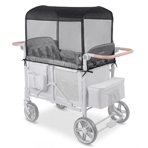 Image of Orzbow Mosquito Net for Baby Stroller Wagon, Black