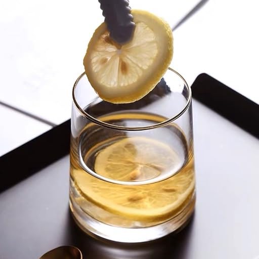 Image of Premium 280 ML Water & Juice Drinking Glasses Set of 6 Vintage Glassware Set for Juice, Cocktail, Mocktail,Whisky All Beverages Everyday Uses for Gift (6, MT-22)