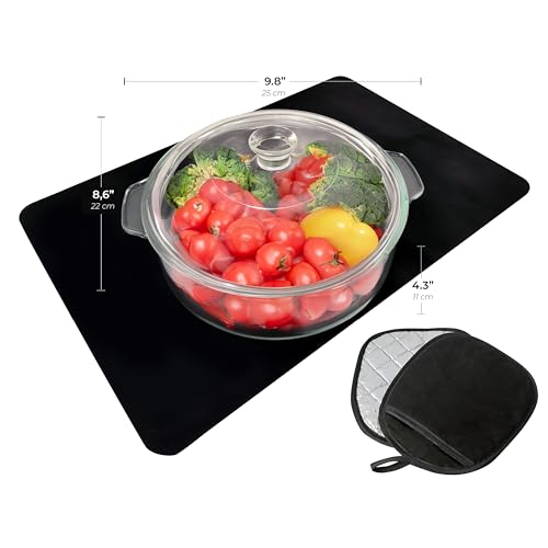image for Household Hub Round Glass Casserole Dish With Lid Oven Safe, Casserole