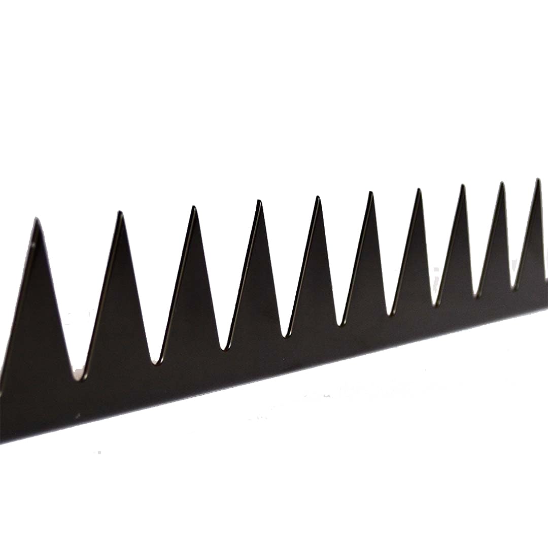 Ninja Deterrent™ | Fence Spikes Wall Spikes Anti Climb Home Security Guard | GizaGiza Single Bladed 1.0m Black | Bird Spikes