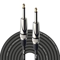 Type : Instrument Cable. Suitable for any instruments that require a 1/4" Jack connection. Guitars / Bass, Keyboards, Electric Drum Kits and more. Connectors : Heavy Duty 1/4" Jack to Jack. Built to last and stay secure! Cable : 10 Metre / 33 Feet Lo...